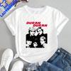 Retro Duran Duran Print Tshirt Unisex Streetwear Shortsleeved Shirt Suitable for Both Unisex and Unisex Large Size