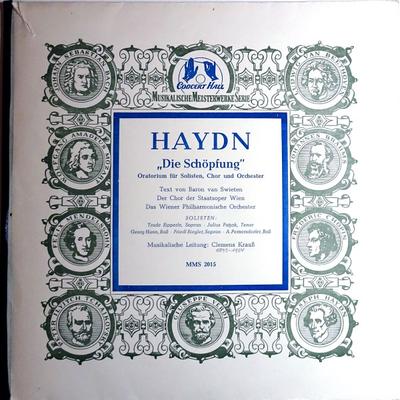LP Record JOSEPH HAYDN Die Schopfung MMS2015 CONCERT HALL Germany Classical Used
