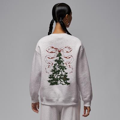 Jordan Sweatshirts Women's Greige Crew Neck Moderate