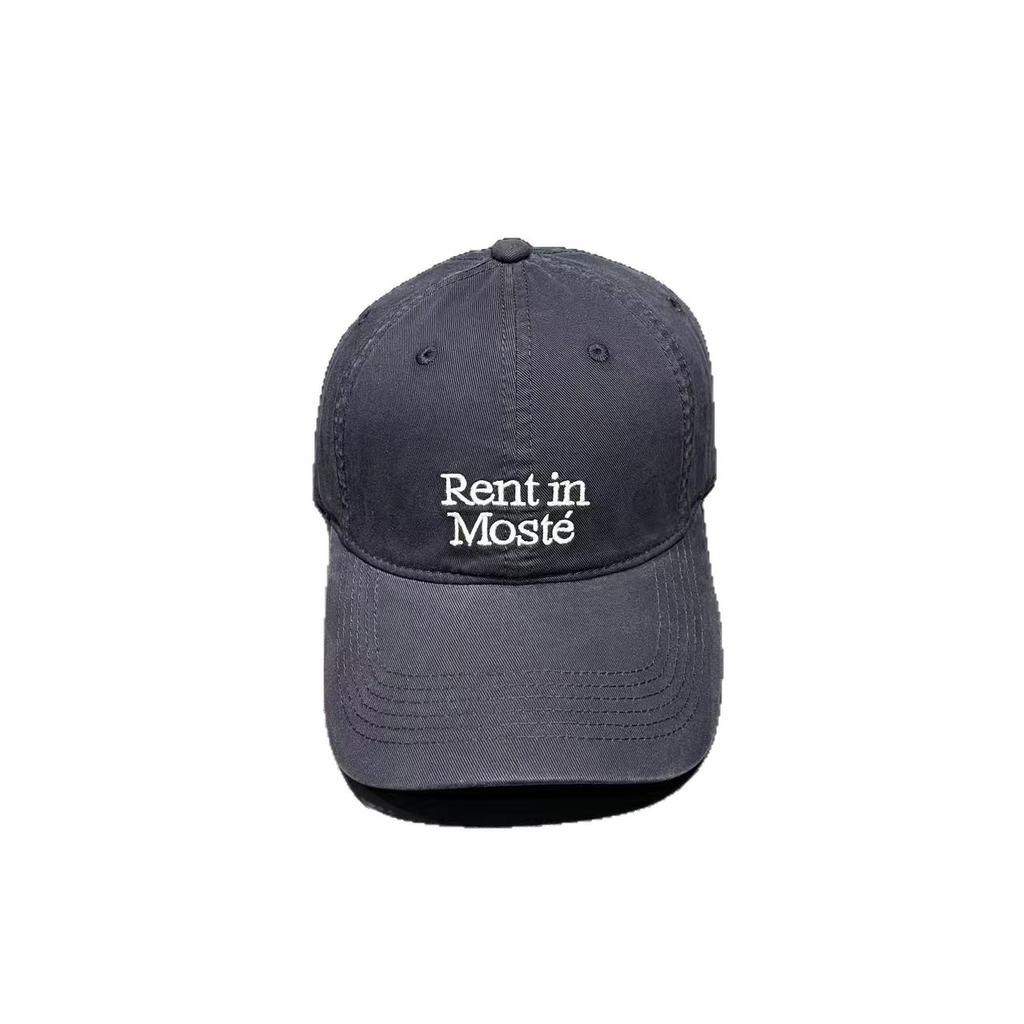 Korean Atmosphere Embroidery Letter Soft Top Baseball Cap Women's Spring New Versatile Face Small Sunshade Cap Men