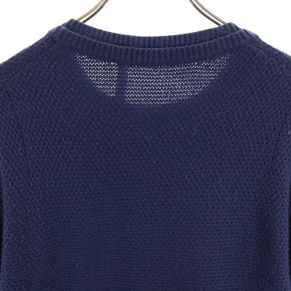 Neil Barrett Long Sleeve Crew Neck Sweater M Navy Knit Men's Used