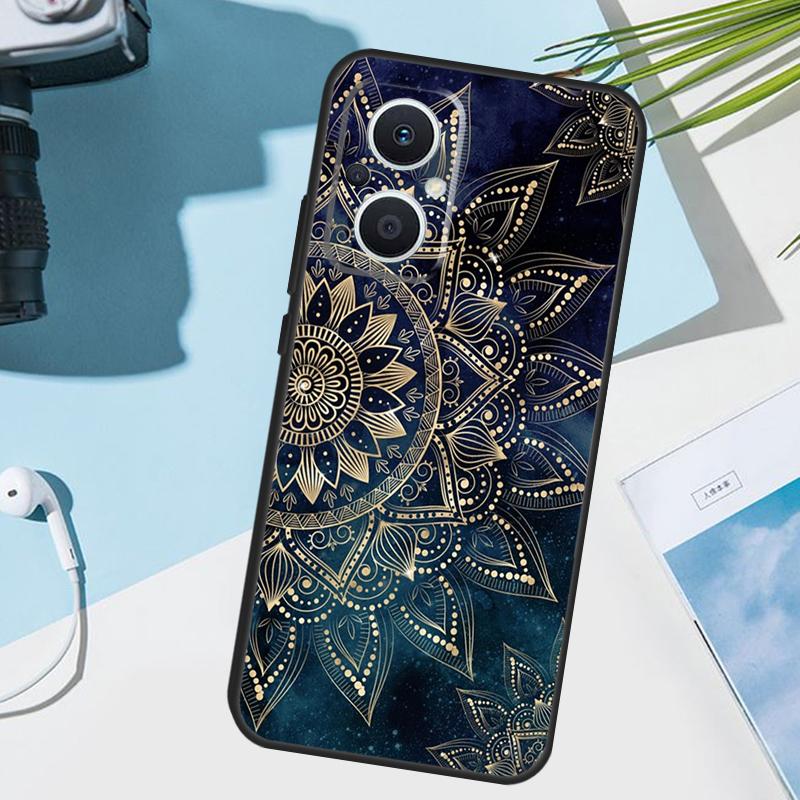 Elegant Mandala Floral Design Case For OPPO Reno 5Z 4Z 2Z 8T 3 4 5 6 7 8 Lite Find X5 X2 X3 Lite Neo X6 Pro Phone Cover