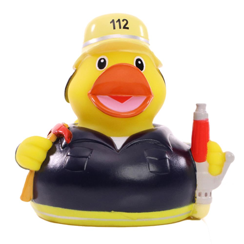 Mbw Schnabels Firefighter Duck Squeaky Toy