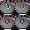 Ceyes Car Styling Steering Wheel Emblem Decorative Circle Ring Accessories Case For Volkswagen VW Golf 5 Polo Jetta Mk6 Covers zq2