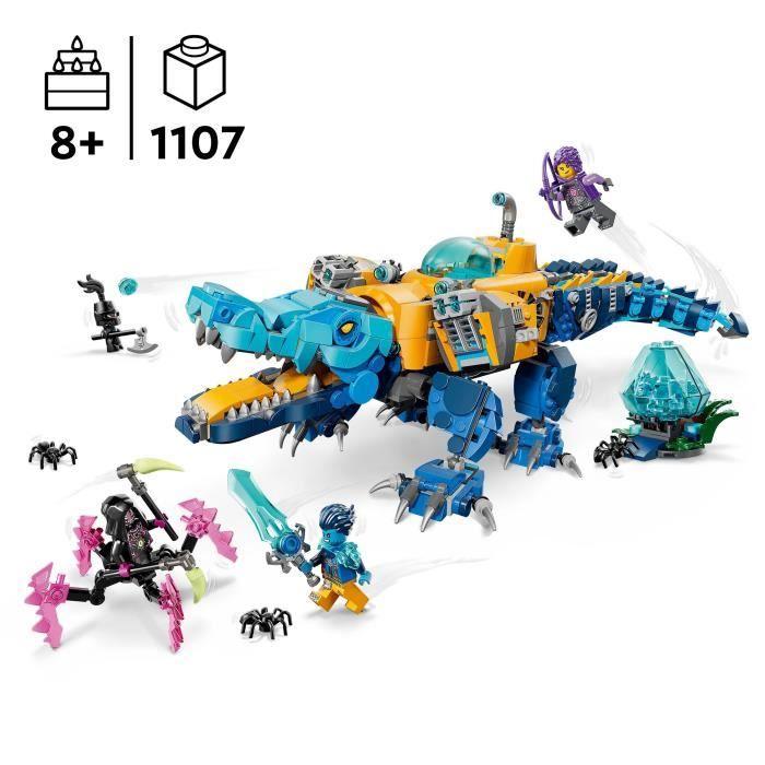 LEGO DREAMZzz 71512 The Crocodile Submarine - 2-in-1 Construction Toy for Ages 8+
