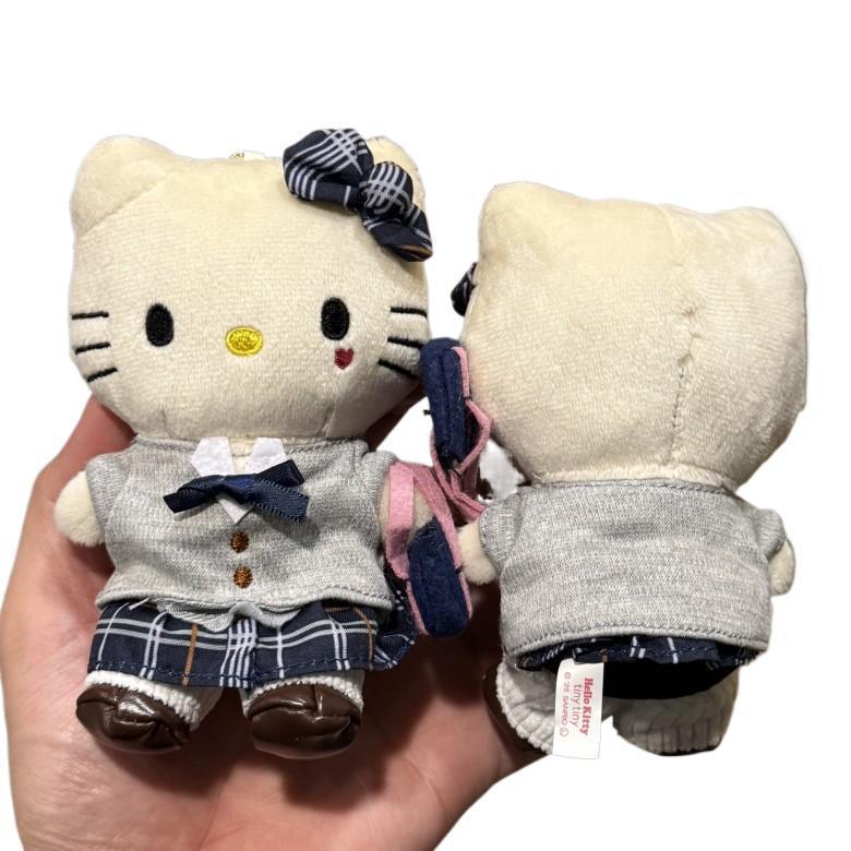 Wear Dress Plush Keychain With School Uniform For Gift And Collection