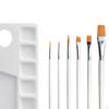 7Pcs Artist Paint Brushes Portable Long Handle Accessories Durable Brush Pen Set Body