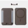 MagSafe Compatible iPhone 12/14 Pro Leather Card Holder with Elastic Band