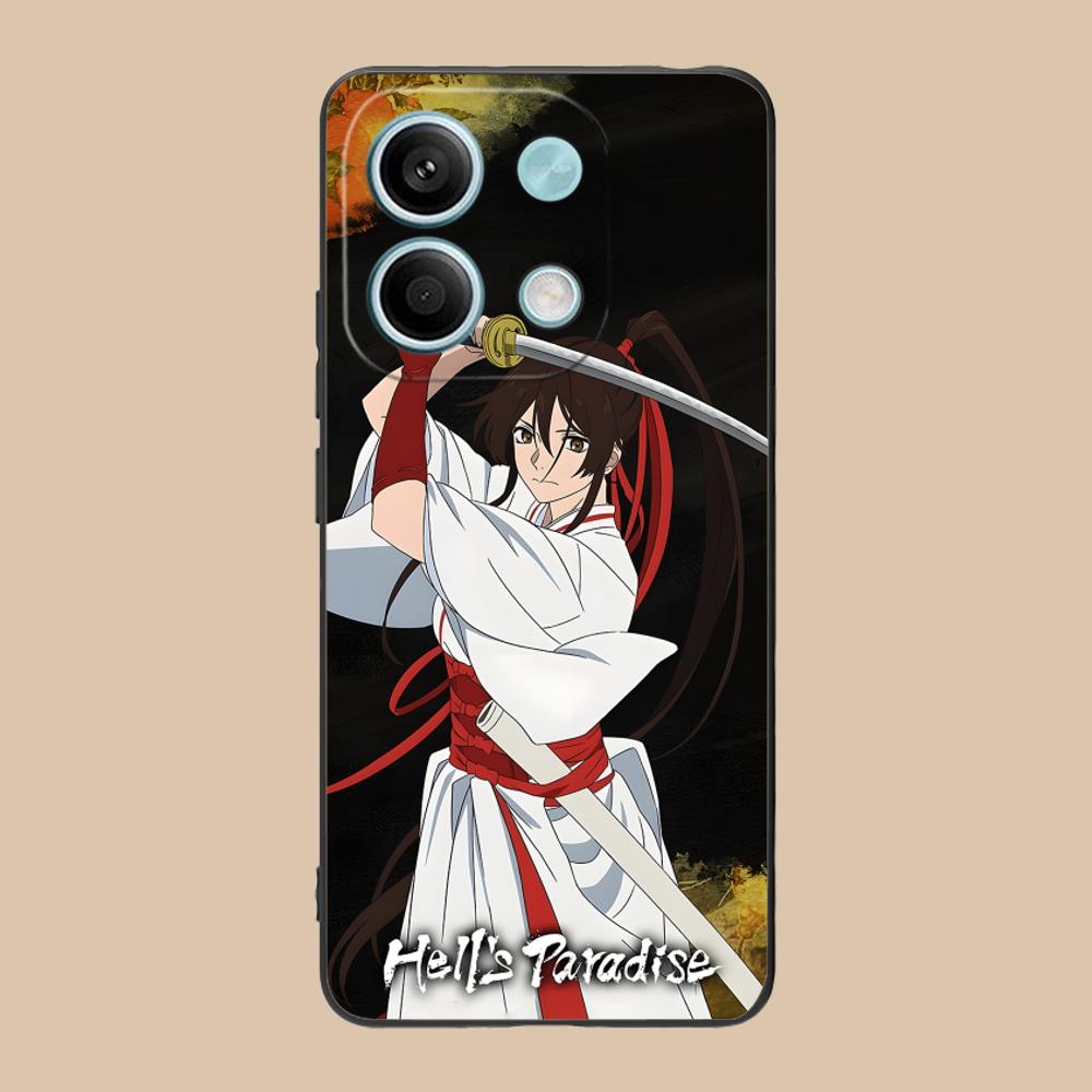 Hell's Paradise Sagiri Phone Case for POCO F8 F7 F6 F5 F4 F3 F2 Pro GT C75 C71 C65 C61 C40 Pro Ultra Soft TPU Shockproof Cover