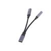 2 In 1 Usb C To 3.5Mm Headphone And Charger Adapter Pd 60W Quick Charging Cable Aux Jack Adapter For Mobile Phone Pad