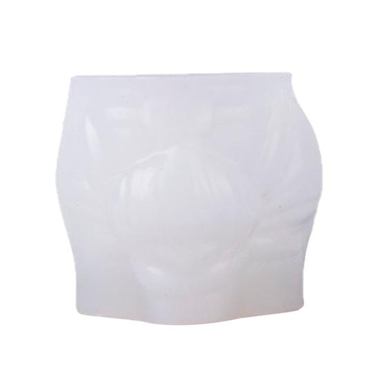 Christmas Santa Claus Epoxy Mold Small Item Storage Candle Container DIY Casting Mold Reusable Holiday Decor