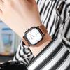 Minimalist Square Dial Men Watch Casual Fashion Leather Strap Quartz Wristwatch Man Clock Reloj Hombre Montre Homme