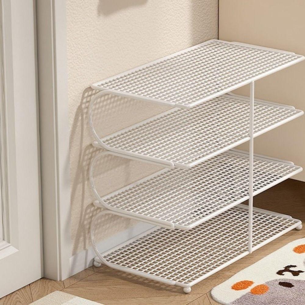 Large Capacity Multi-layer Shoe Rack Iron Shoe Organizer Multi-functional Kitchen Shelf Bedroom
