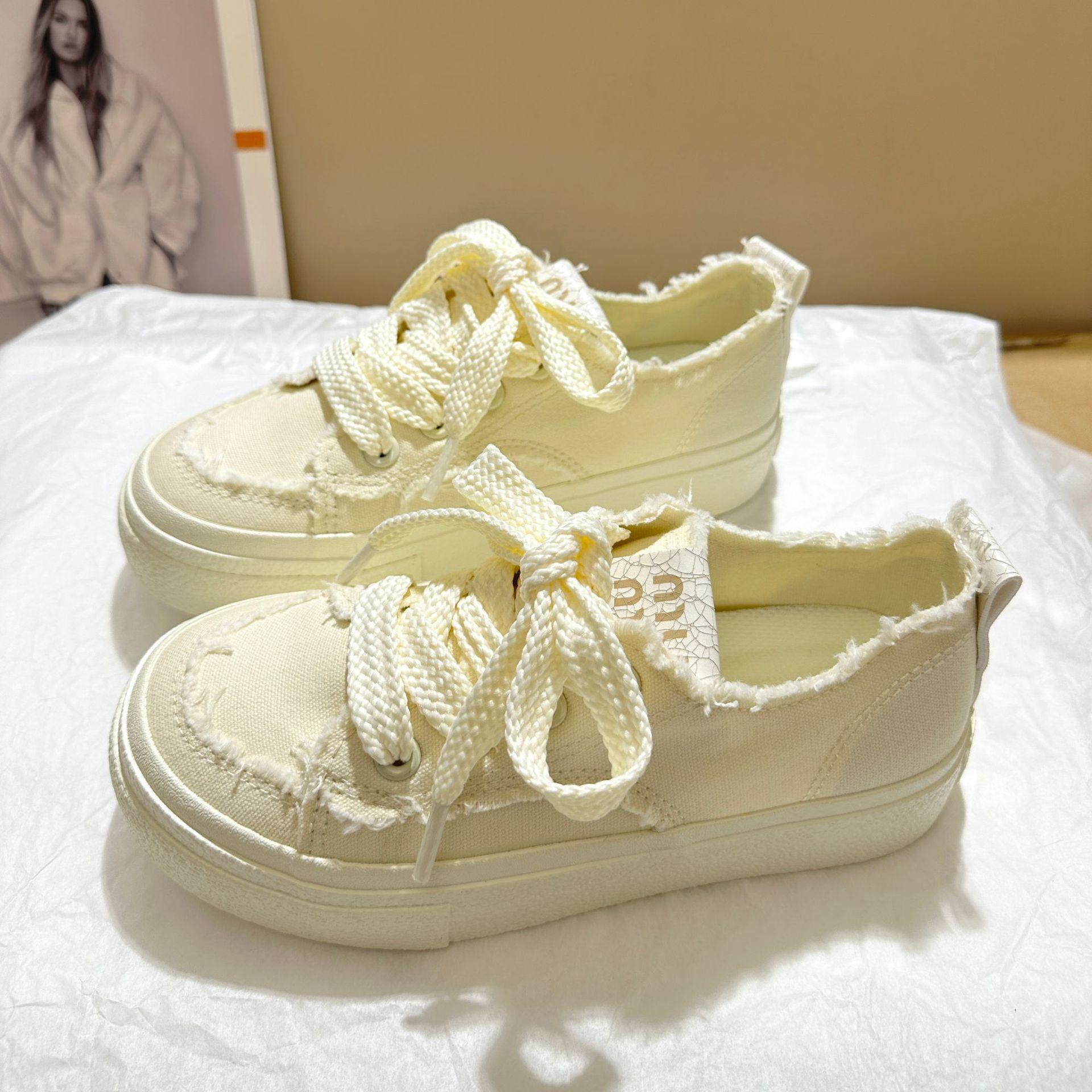 Кеды из ТП-холста 22 года летние инс повседневные ретро дышащие спортивные легкие обувь низкие 35 бежевый