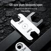 8-in-1 Dual-Use Rotatable Wrench: Open & Box-End Multifunction Auto Repair Tool