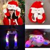 Cute Cartoon Pinch Ears Moveable  Cap Warm Hat Santa  Elk for Christmas Gift Decorative Props