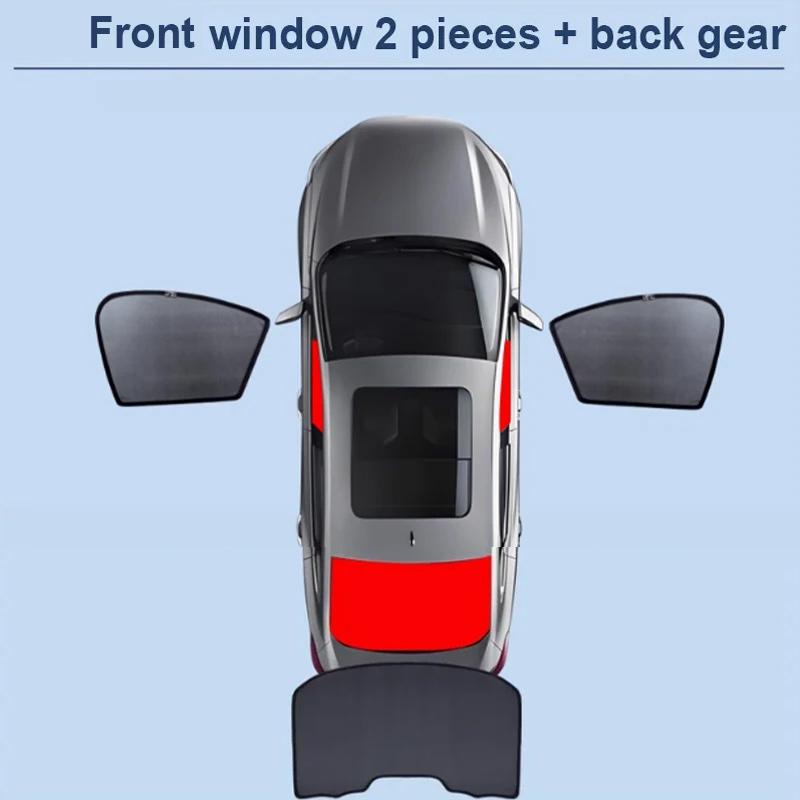For Mazda CX-50 2023 2024 2025 2026 Car Mesh Sunshade Magnetic Window Sun Visor Privacy Curtain Coverage Auto Tools Accessories