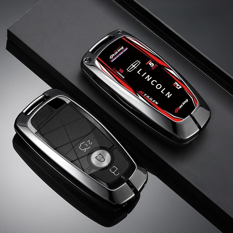 TPU Car Key Cover Case Bag for Lincoln Continental MKC MKZ MKX Navigator Z Nautilus Aviator Corsair 2017 2018 2019 2022 Keychain Q2