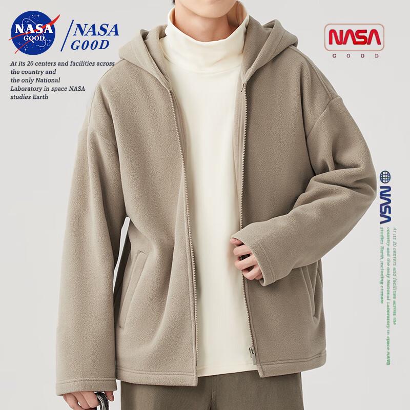 NASA GOOD Unisex Hooded Fleece Jacket
