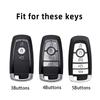 3/4/5 Buttons Tpu Shell Fob Holder For Ford Fusion Edge Mustang Explorer F150 F250 F350 F450 Car Key Case Protector Cover