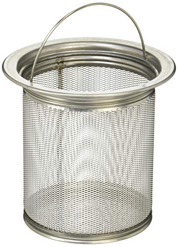 SANEI (San-ei) Stainless Steel Drain Basket for Sinks, Catches Even Fine Debris, BL Specification, H650AF, Silver