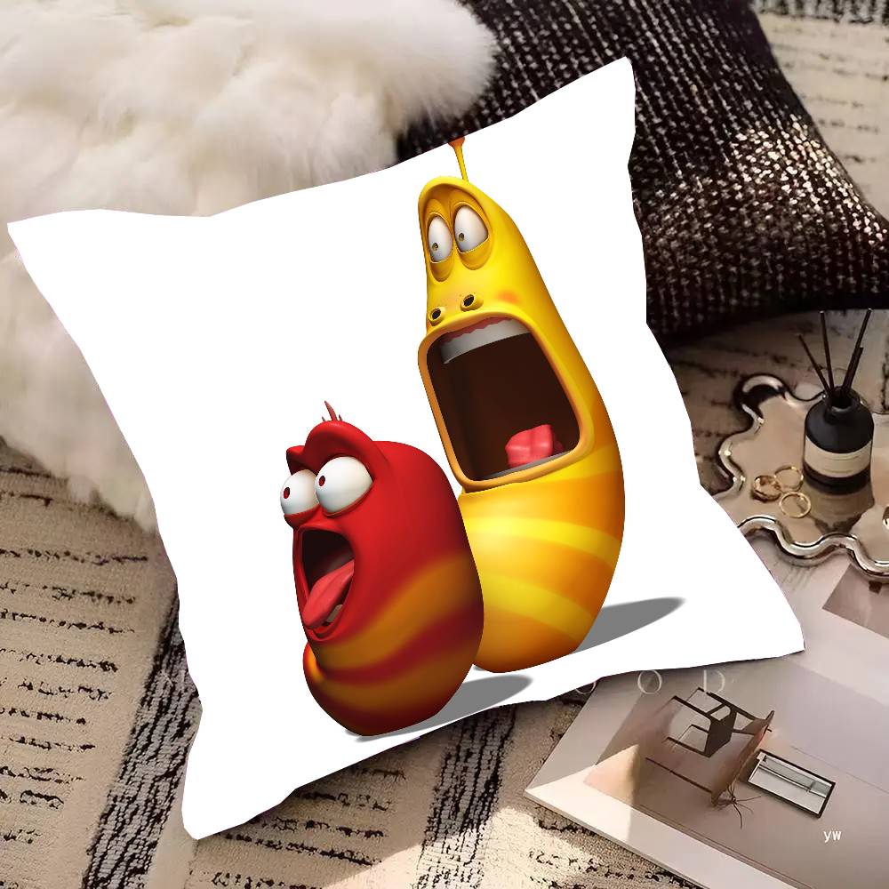 Cute LLarva Animated Game Pillow Case Fashion Square Pillowcase Bedroom Sofa Room Ins Decoration Leisure