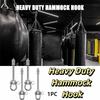 Heavy Duty Swing Hook Stainless Steel Easy Installation Yoga Hammock Hook Threaded Shaft Durable Hammock Hook Porch