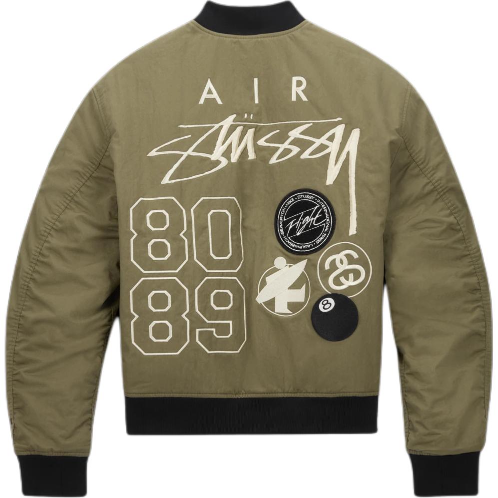 Двусторонняя университетская куртка Stussy x Nike, средняя