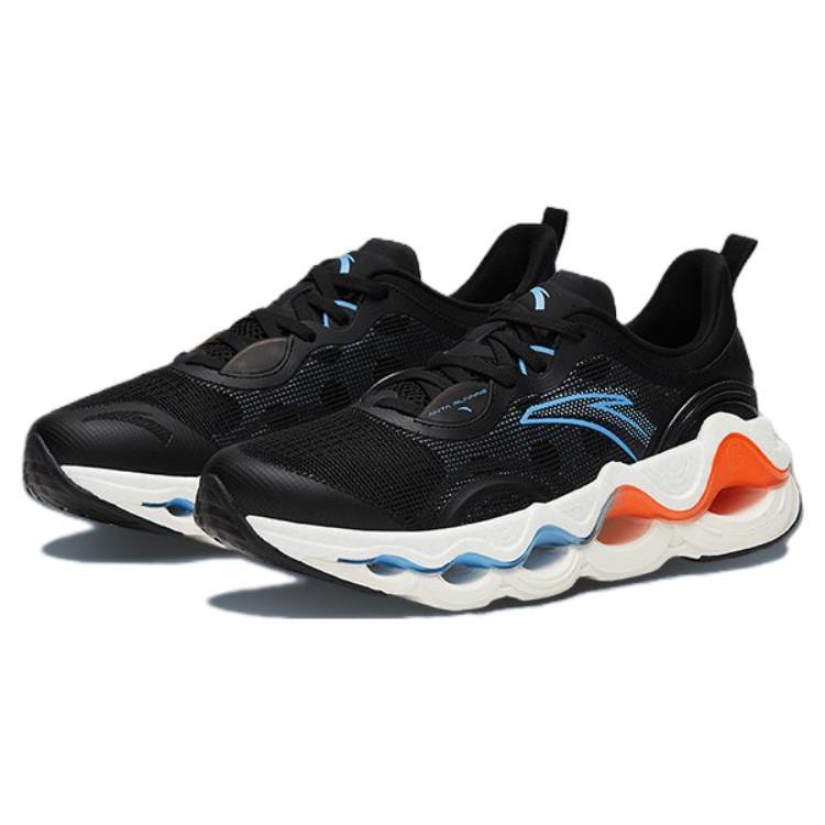 Anta Slip Resistant Low Top Running Shoes Men's Black 112325581-5