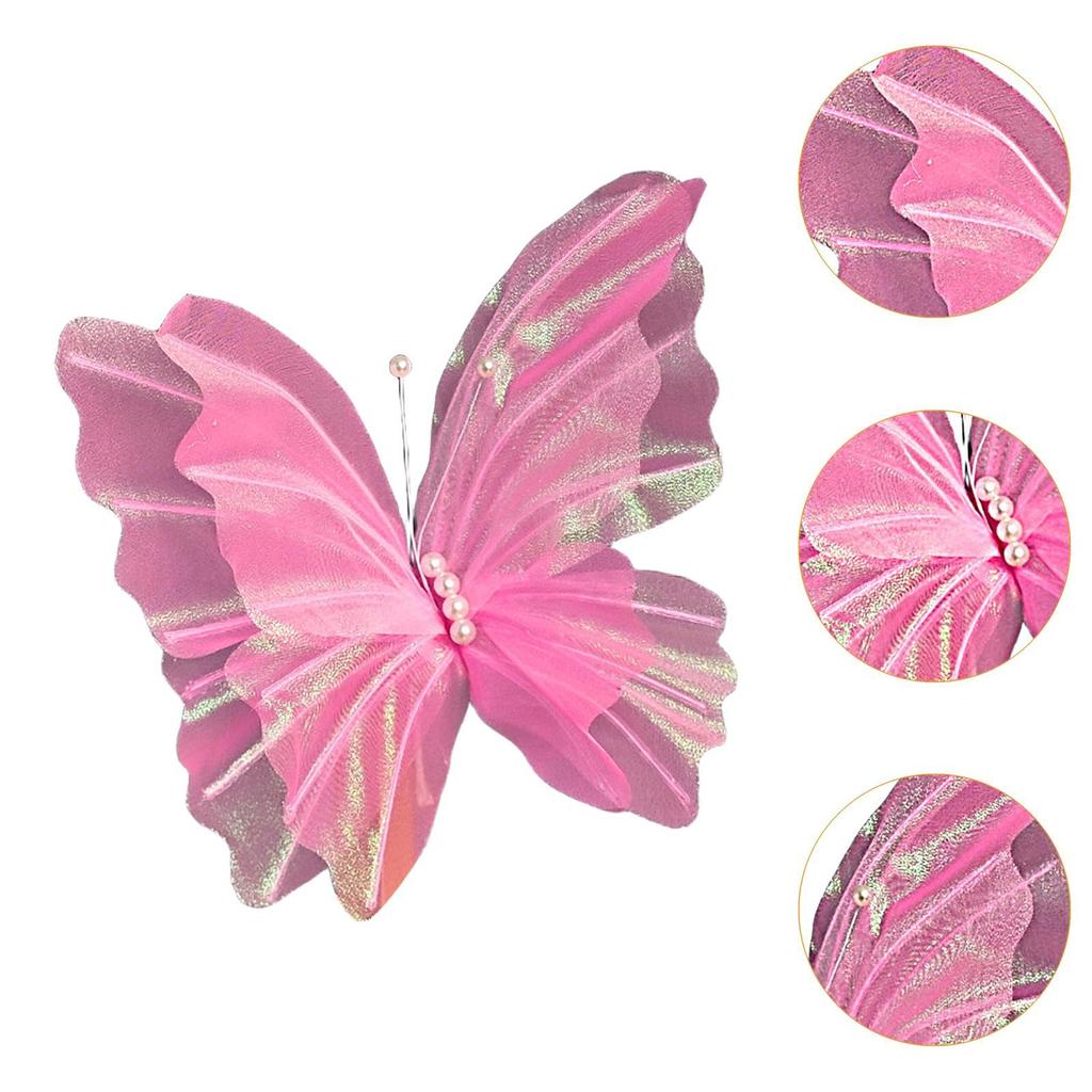 3D Artificial Butterfly Decoration Novelty Wedding Photo Prop Ornament for Holidays Anniversary Celebrations Festivals Banquet