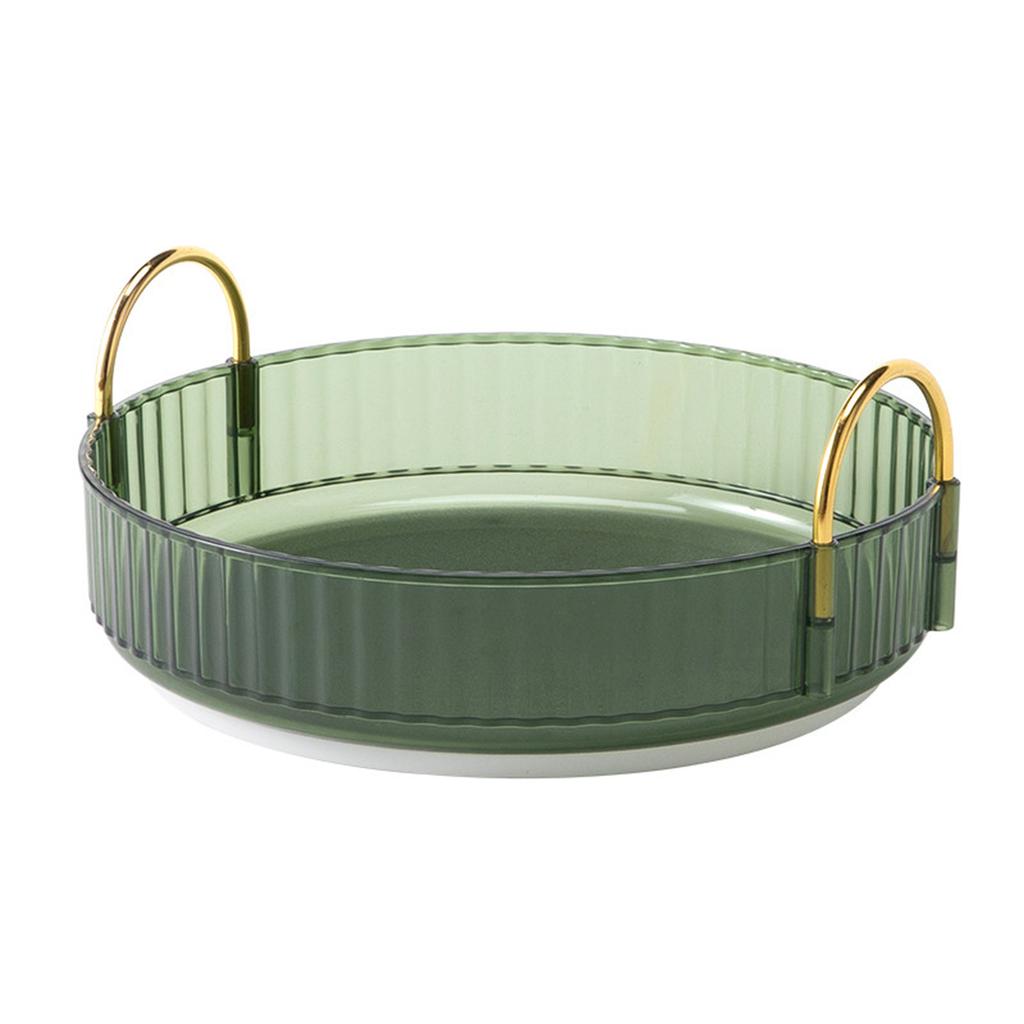 Rotating Single Layer Storage Rack Kitchen Organizer Lazy Susan Turntable Multifunctional Rotatable Shelf for Countertop and Cabinet Use