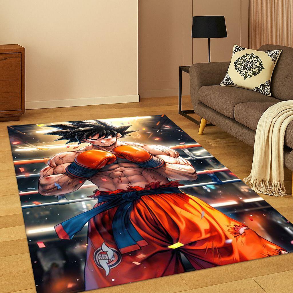 3D Anime D-Dragon Ball Herní Kreslený Koberec Rohožka do Ložnice Obývacího Pokojíku Pohovky Vstupních Dveří Domácí Dekorace, Dětský Herní Koberec Protiskluzový Dárek