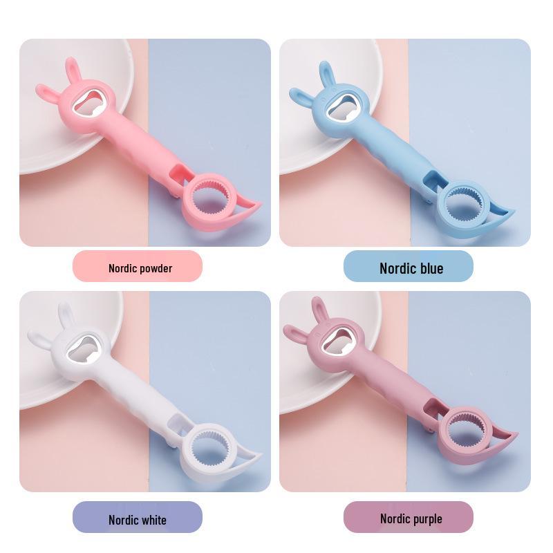 Fyr-i-ett Multifunktionell Flaska- och Burköppnare