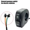 2 In 1 Electric Bike Switches For Light And Horn Waterproof Bike Headlight and Horn Switches With Easy Installation