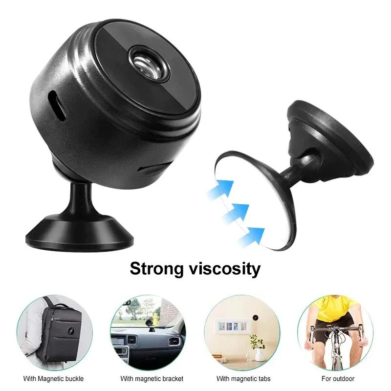 A9 Mini Surveillance Camera 1080P HD WiFi Night Vision Smart Life Home Security Sensor Camcorder for Video Web Monitoring