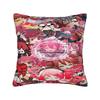 Kasane Teto Loves Bread Chibi Pillow Cover  Soft Pillow Case Cushion Cover Novelty Graphic Pillowcases For Sofa Home Decorative