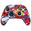 For Xbox Series S/X Handle Cover Camouflage Silicone Protective Cover XSX Game Handle Leaf Oil Watermark Soft Rubber Cover