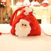 Christmas decorative supplies Christmas backpack cloth bag brushed cloth gift bag old man snowman gift Christmas candy bag