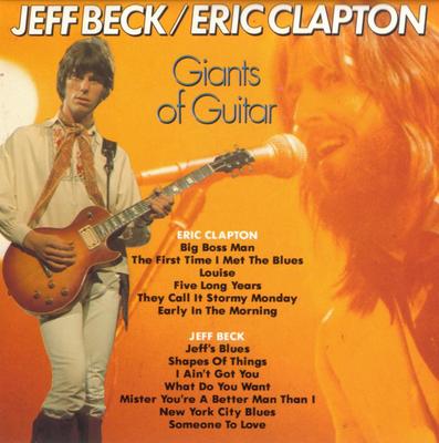 CD JEFF BECK / ERIC CLAPTON - Giants Of Guitar CITADEL8875 Citadel Israel Rock Used