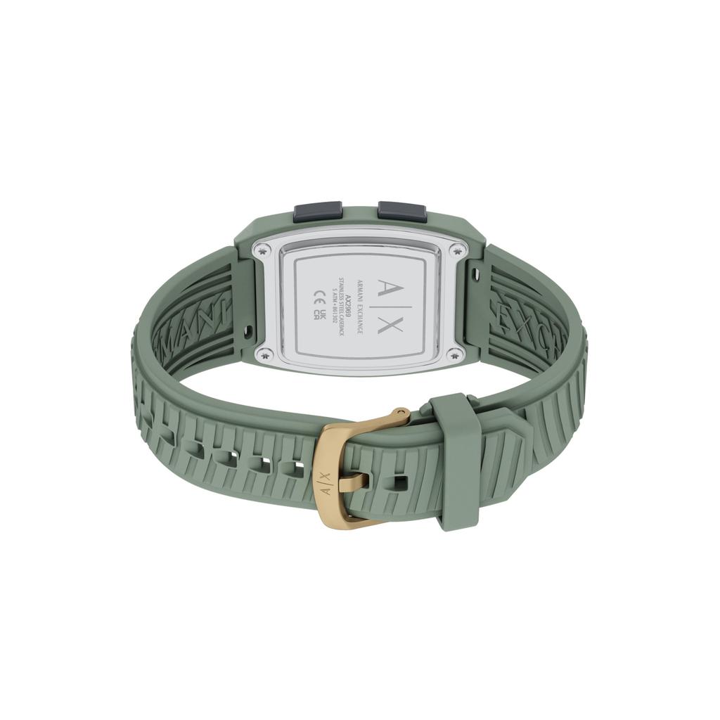 Armani Exchange Men's Digital Silicone Watch AX2969