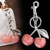 Fruit pendants, accessory jewelry, bag pendants, multi-color cherry lock rings, fashionable and personalized bag pendants
