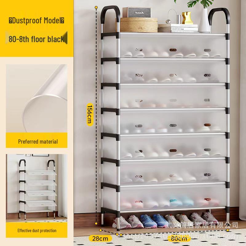 Slim Multi-Tier Shoe Rack for Entryway or Dorm