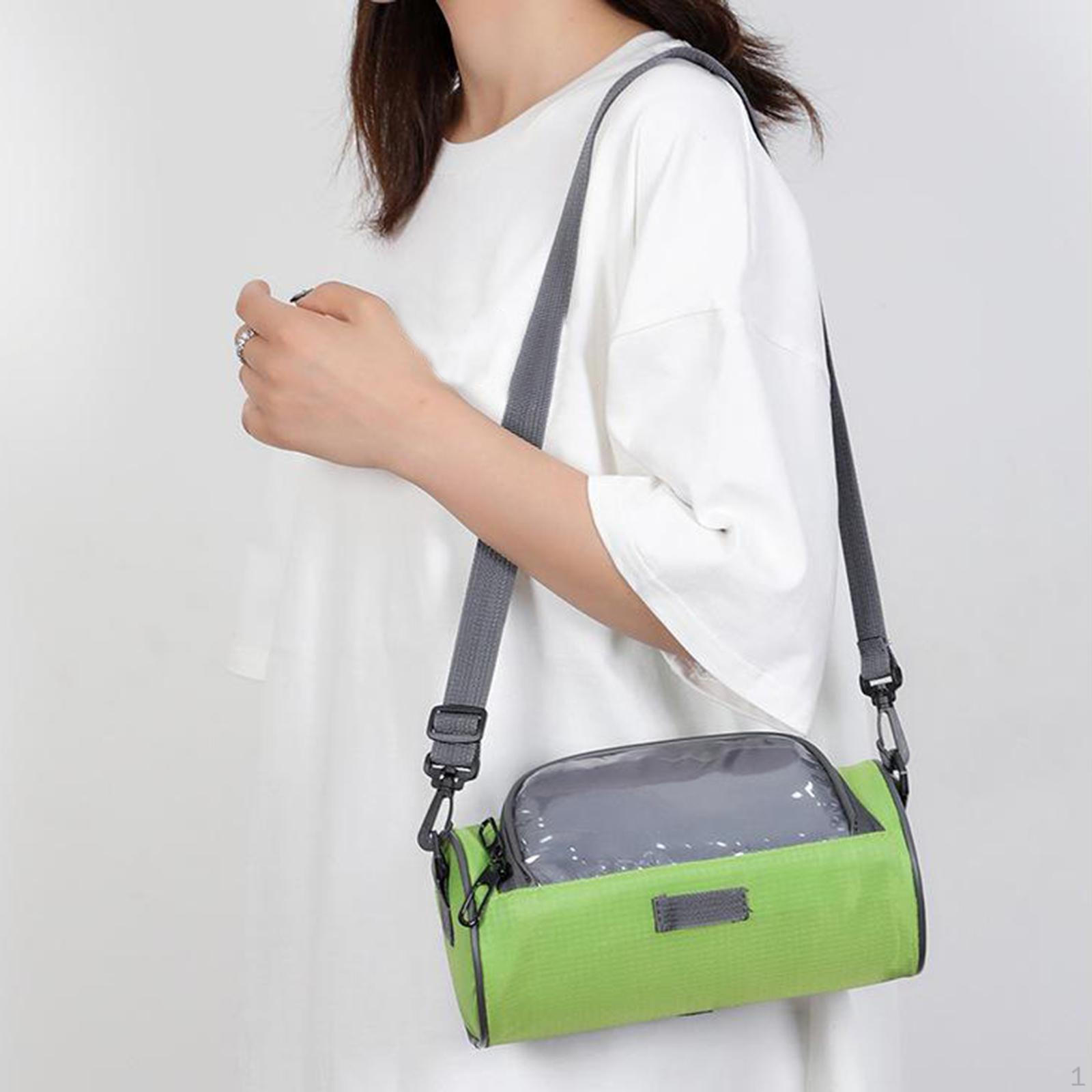 

Сумка на руль велосипеда, передняя рама телефона, аксессуары, портативный велосипед зелёный