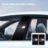 2 ks Ochranná fólie na středový sloupek s logem auta Nálepka proti poškrábání Obtisk pro BMW E60 E46 E39 E38 E90 E36 F30 E30 E31 E34 F10 F20 E87 E92 E91 X1 X5 X3 X6