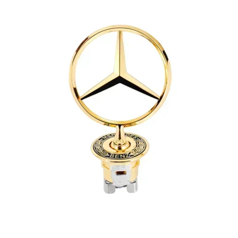 C200 E200 Pro Mercedes Benz 3D kovový znak na přední kapotu pro Mercedes Benz W202 W203 W204 W205 W208 W210 W220 GL