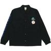 Men's Nike SS22 Retro Embroidered Daisy Long Sleeves Jacket Autumn Black DM5056-010