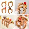Cute Capybaras Shape Hair Hoop Women Cartoon Headbands Plush Makeup Hairband