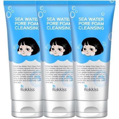 Rockies Sea Water Pore Foam Cleansing, 120 мл, 3 шт