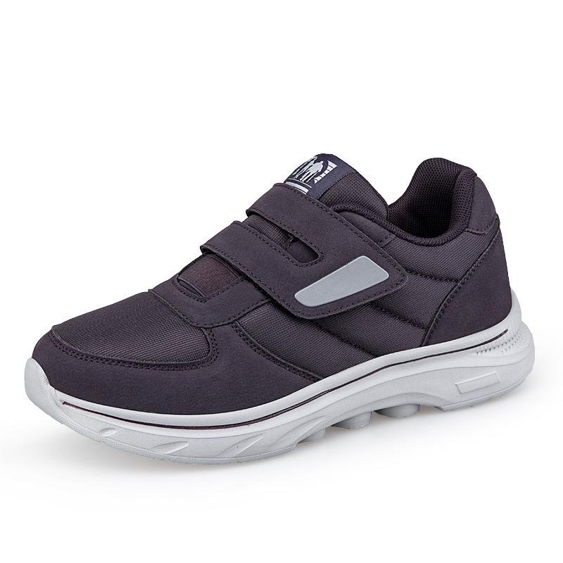 8209 Lightweight Non-Slip Mesh Walking Shoes for Seniors - Hook-and-Loop Low-Top Sneakers for Men and Women.