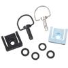 17mm Motorcycle Quick Release Screws 1/4 D-Ring Turn Race Fairing Fasteners Secure Lock for Motorbike Body Panel Fix